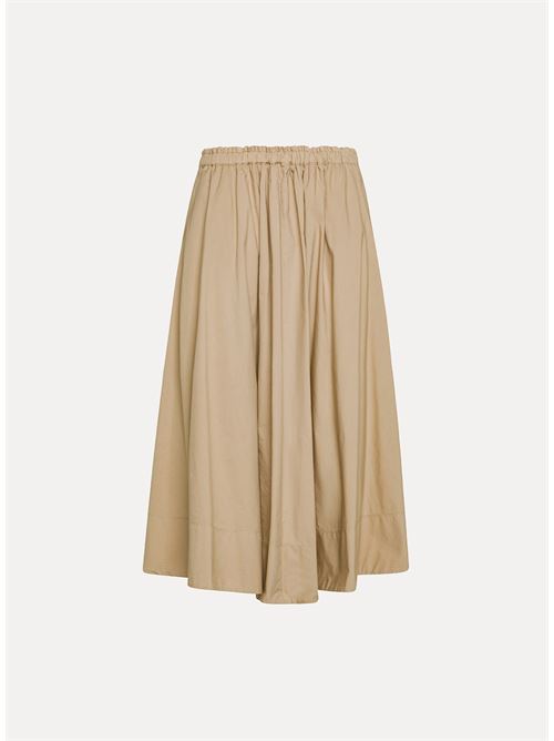 POPELINE SKIRT FORTE_FORTE | 13619-my skirtF47A.3089 dune